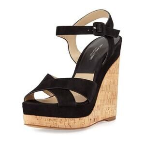 Michael Kors Collection Cate Suede Wedge Shoe Size 39/US 9
